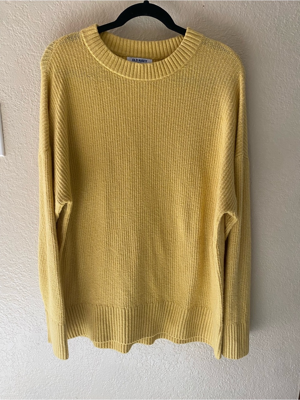 Old Navy Sosoft Stitchy Crew Neck Sweater
